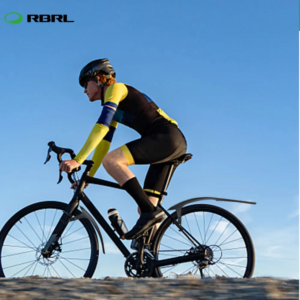 RBRL Bicycle Mudguard Gravel Wings 700c Universal Mudguard Bicycle 28 Inch Adjustable and Easy to Install Mudguard for Road Bike