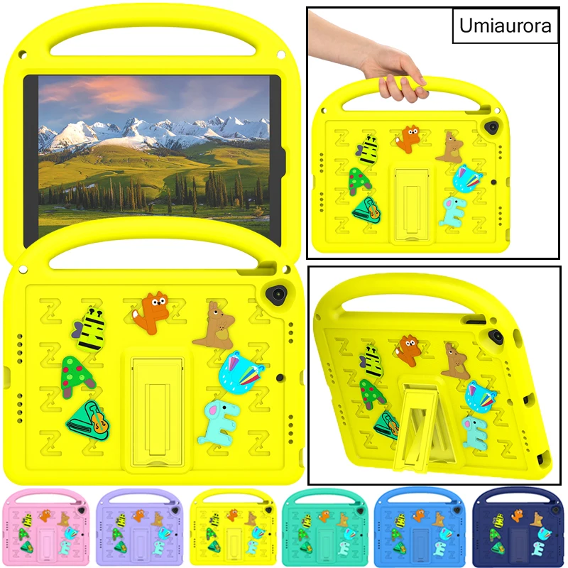 

Для IPad Mini 8,3 дюйма Air 9,7 7-й 8, 9-й 10,2 10-й 10,9 11-го поколения A16 Pro 11-дюймовый M3 M4 Детский чехол для планшета из ЭВА Противоударный Funda