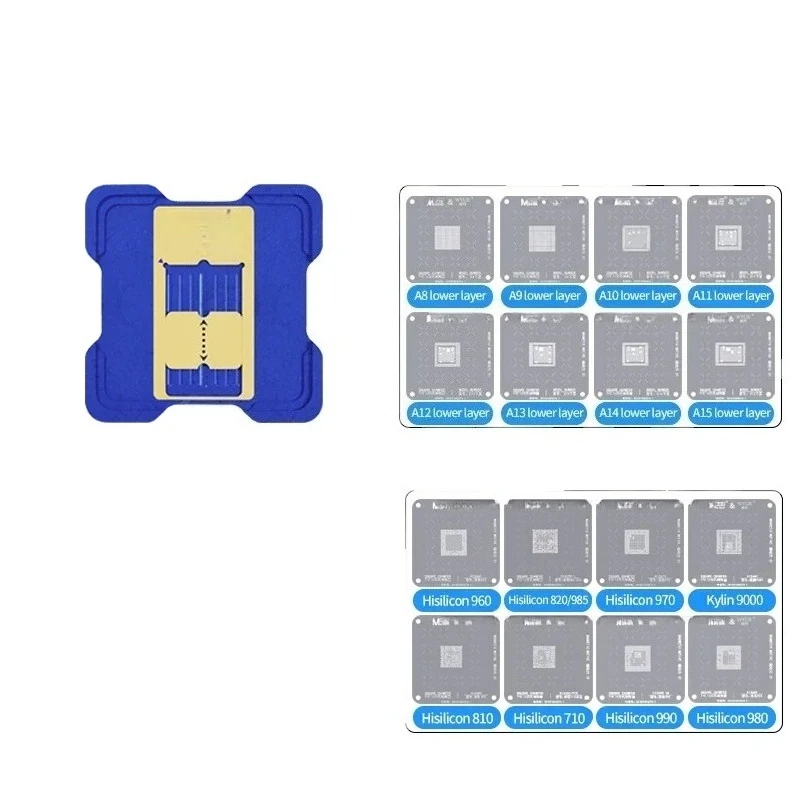 MaAnt C1 BGA Reballing Stencil Kit for Mobile Phones A8-A19Pro/Motherboard/MTK/EMMC/Qualcomm/ CPU Welding Repair