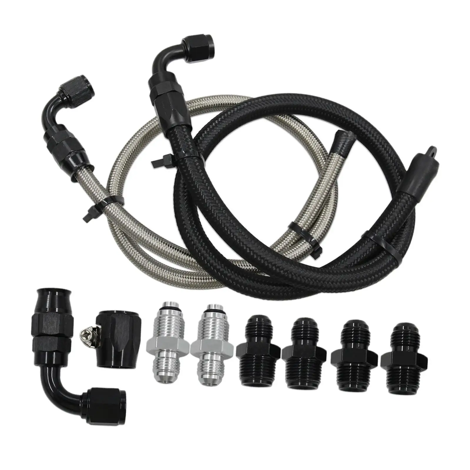 Powers Steering Pump Hose Kit Aluminum Alloy Multifunction High Performance