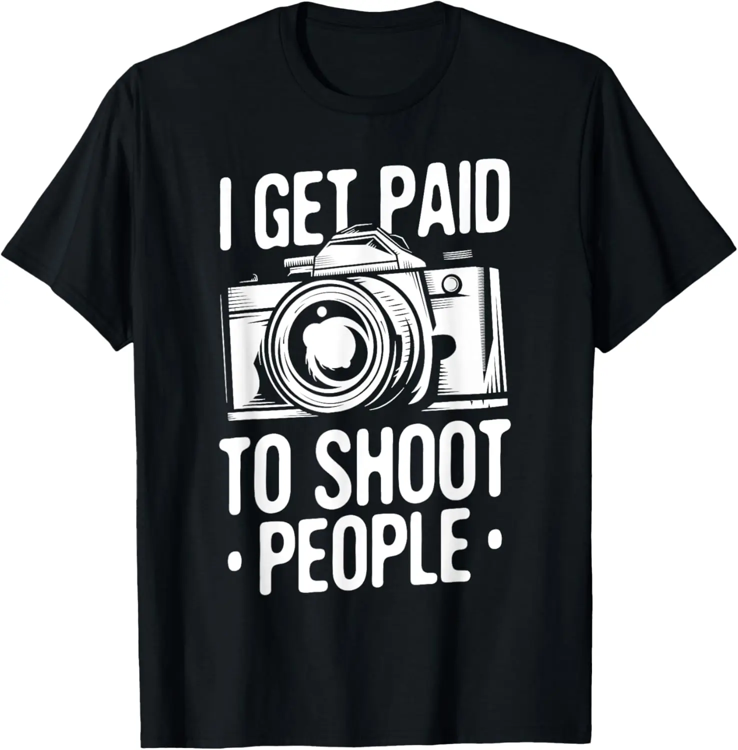 写真撮影のために料金をもらっている人写真写真家 T シャツ