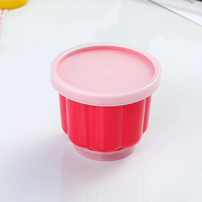 1PC Pudding Mould Plastic Bakeware Reusable DIY Jelly Pudding Cake Mold with Lid Baking Tool