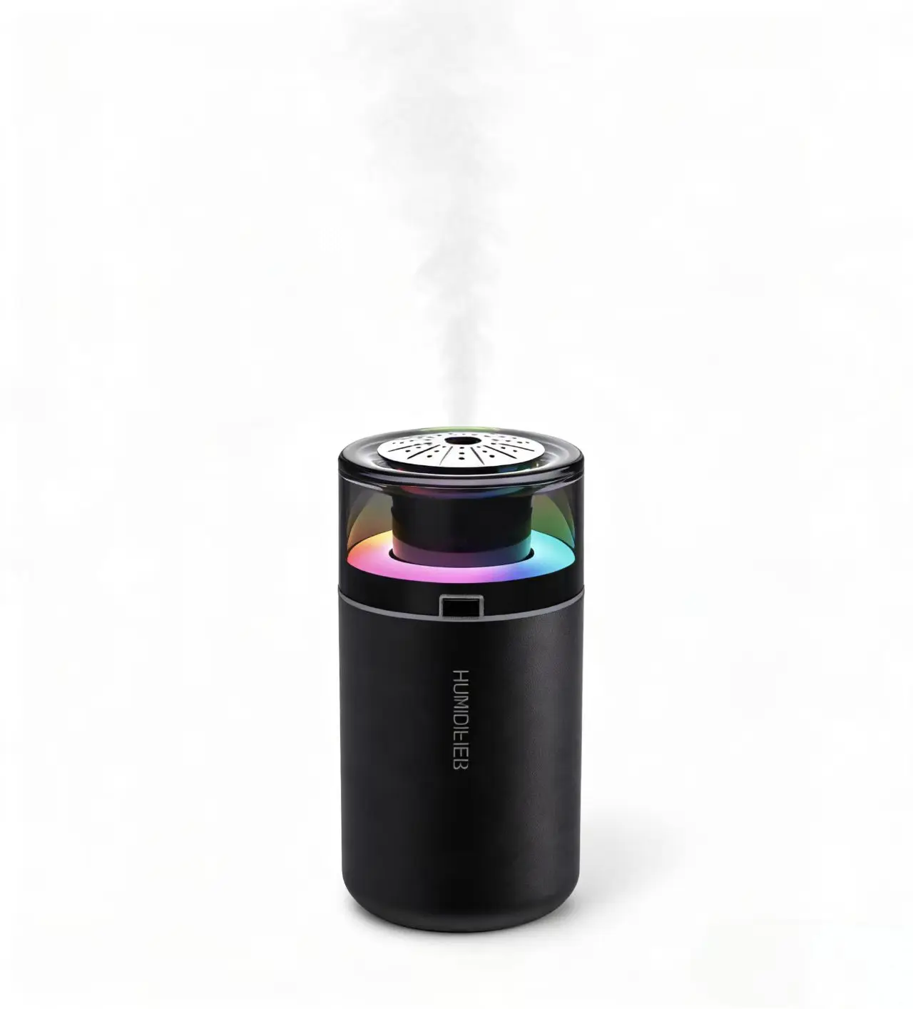 Round minimalist color humidifier; suitable for home bedroom living room small humidifier; car humidifier