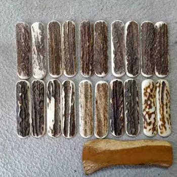 1 pair handmade antlers replacement scales for 58mm Victorinox Swiss Army knife handle Mod