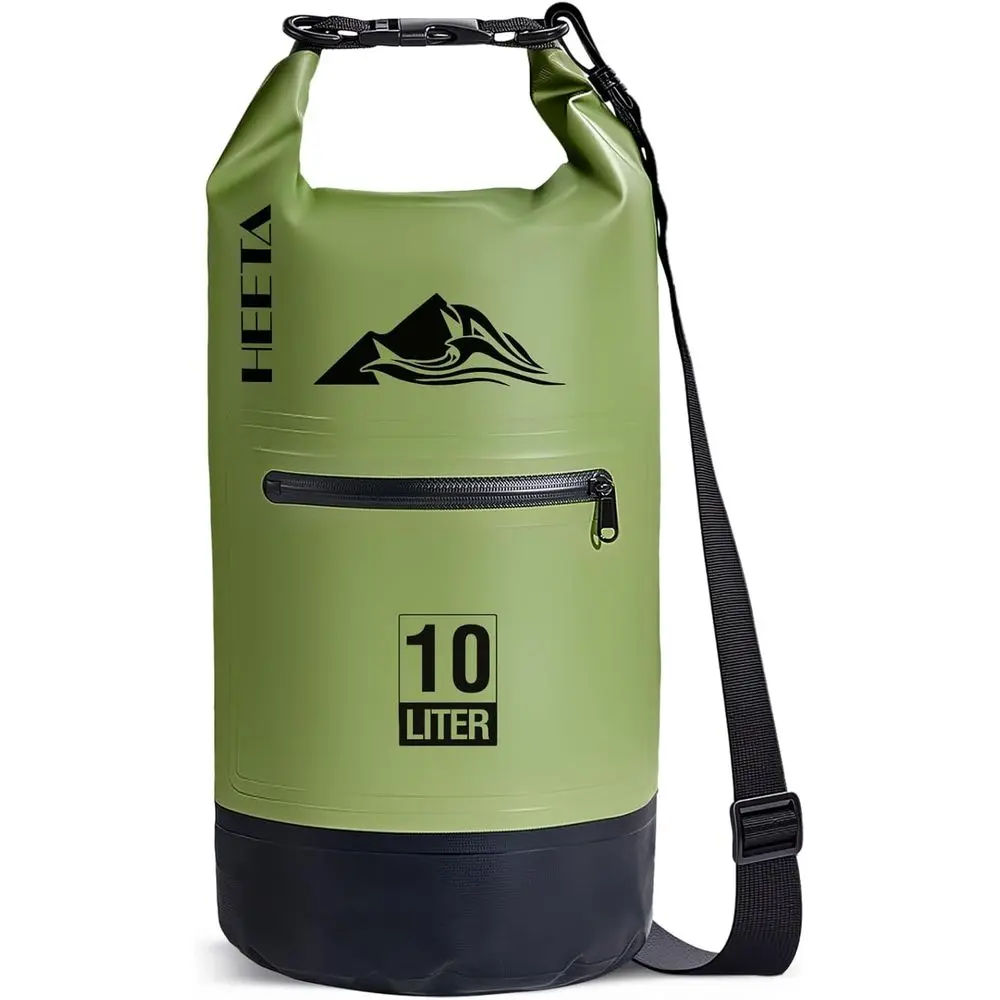 

Roll Top Dry Bag for Outdoor Adventure - Lightweight Waterproof Storage for Hiking, Camping, Beach & Boating, 5L-40L Options