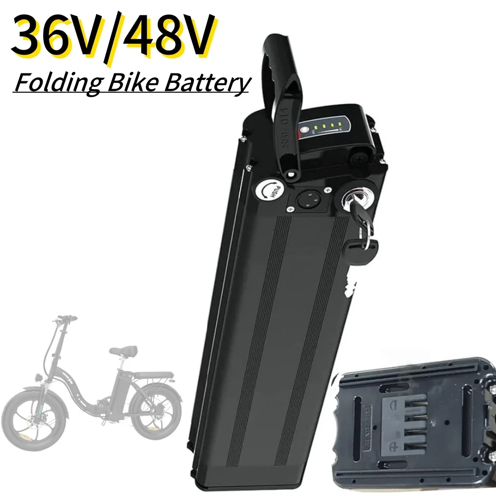 Higher quality 36V 48V 12Ah 13Ah 15Ah 17Ah 20Ah Silver Fish 18650 Battery Pack For VIVI C26 MT20 City Folding Bike Replacement.
