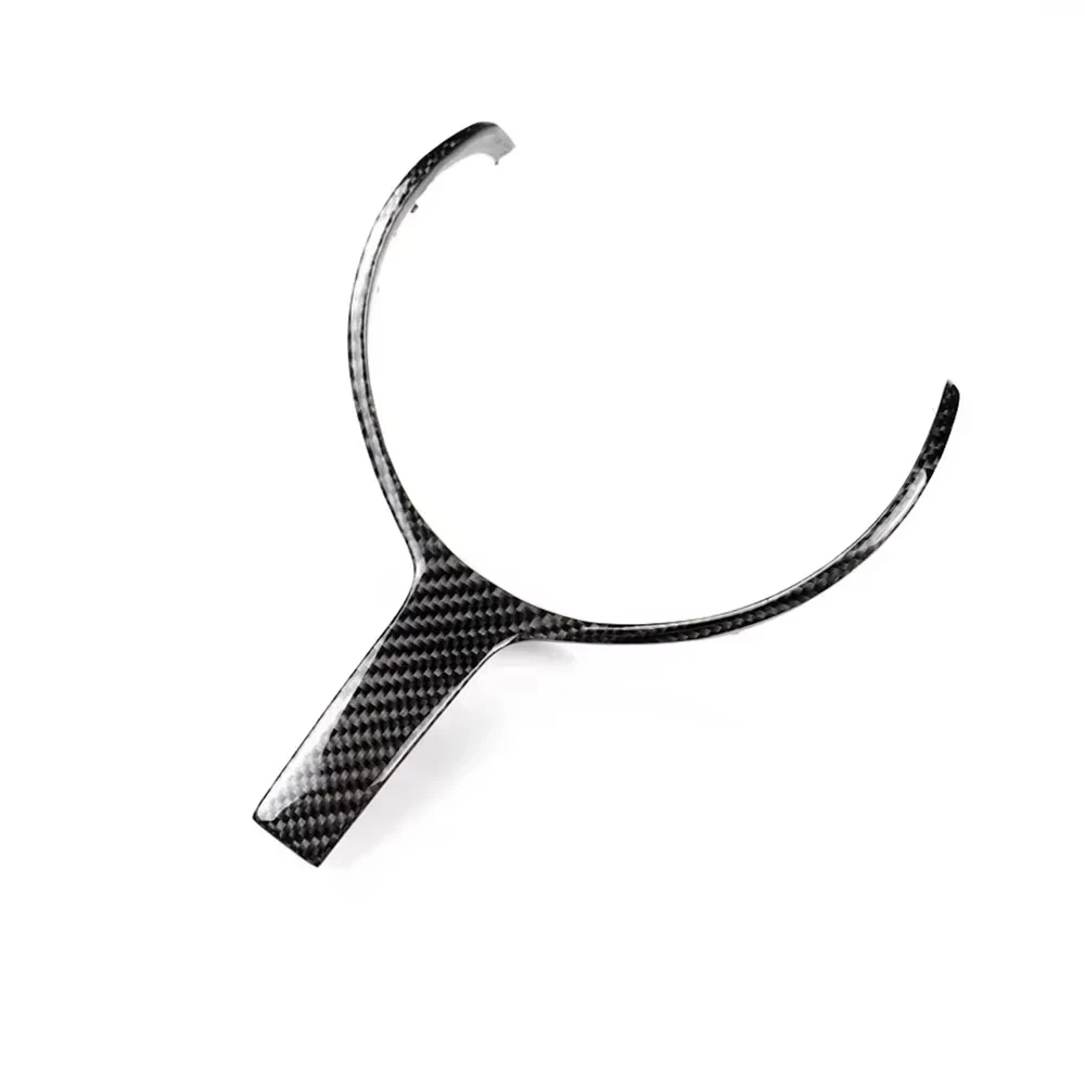 Carbon Fiber Steering Wheel Trim For Bmw F30 F10 F20 F32 F34 F48 F25 F26 550D 328M M Sport Interior Decoration Car Accessories image 3