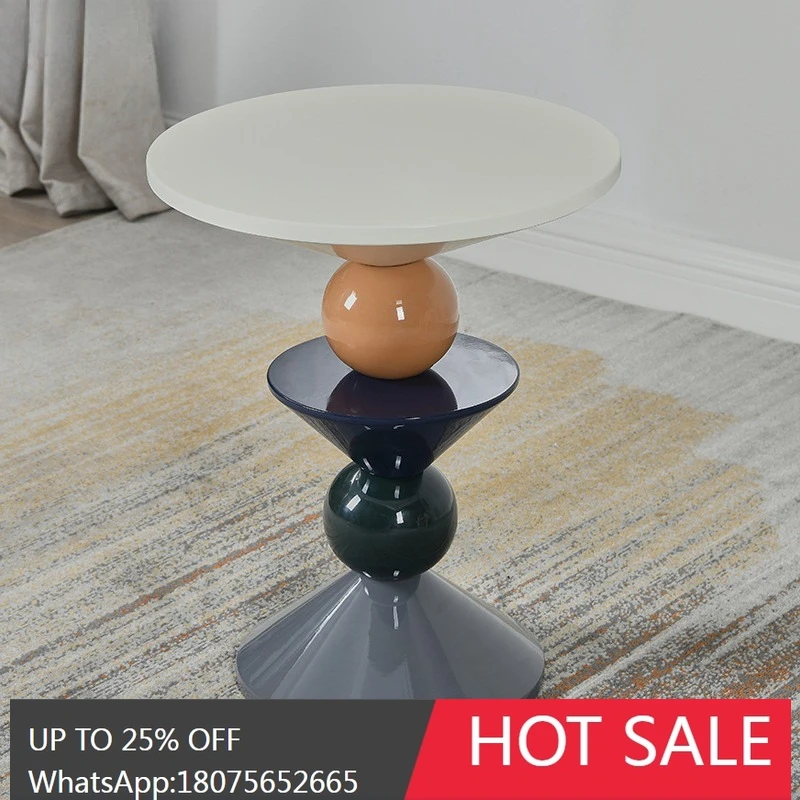 

HLZ Nordic Fashion Creative Side Table Furniture Sofa Side Bedside Table Small Table