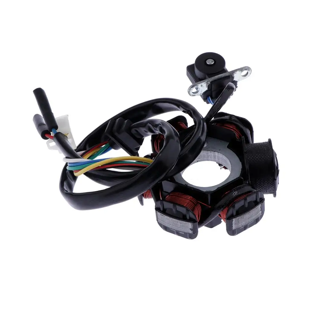 

6 Coil Pole Magneto Flywheel Stator for GY6-125CC Quad Dirt Bike ATV Buggy