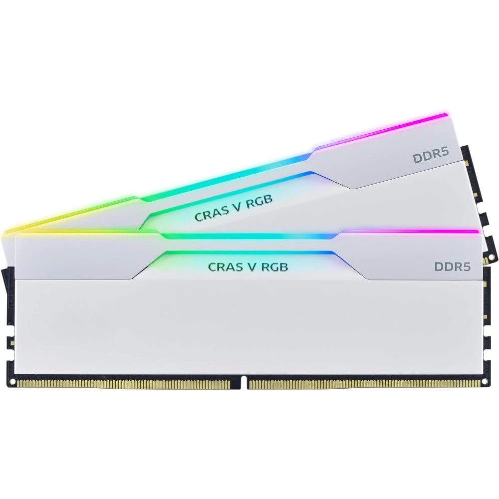 

Доставка по США, игровая настольная память, 64 ГБ, 2x32 ГБ, DDR5, 6000 МГц, CL30 AMD Expo XMP 3,0, готовая, 1,35 В, белый