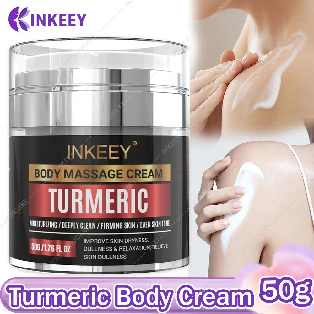 

Turmeric Cream for Face Body Turmeric Skin Brightening Repairing Cleanses Lightens Spots Marks Acne Anti-Aging Whitening Cream