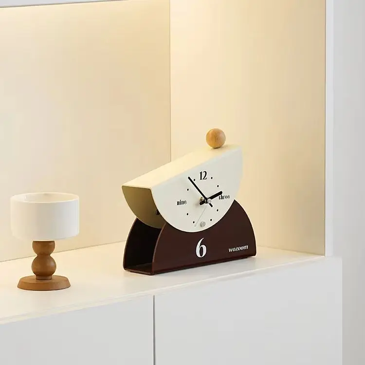 Modern Clock Creative Ornament Clock Living Room TV Cabinet Decoration Clock Entrance Desk Clock