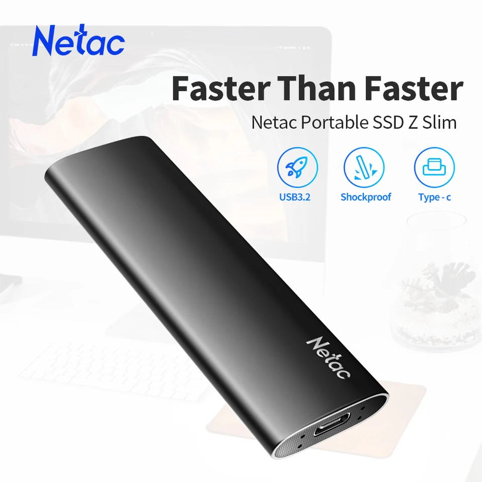 Netac SSD 1tb External SSD 500gb 250gb 2tb HDD Portable SSD Hard