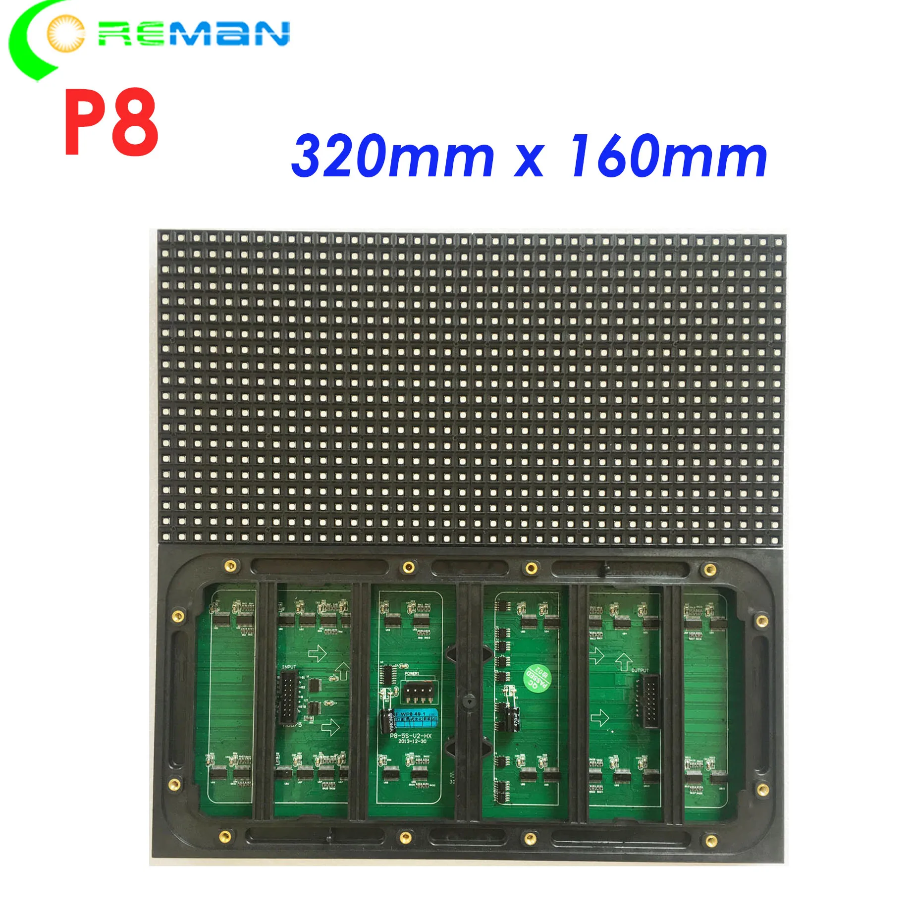 Módulo de exibição LED externo P8 de alta qualidade 320x160mm SMD3535