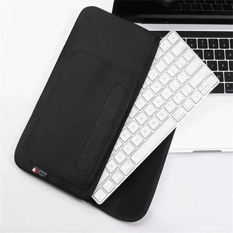 Poche de protection anti-poussière pour clavier et souris iOS, sac de transport portable, stockage de poudres, compatible