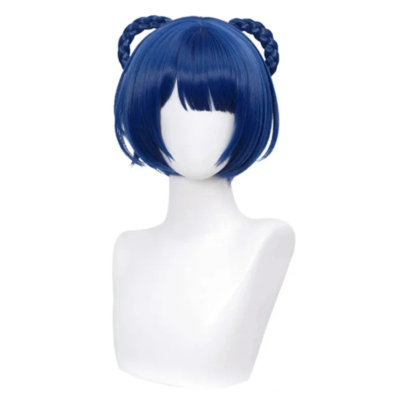 شعر مستعار تأثيري تأثير Genshin ، فينتي ، Keqing ، باربارا ، ديلوك ، كايا ، نويل ، مسافر ، لومين ، أثير ، كهرماني ، مقاومة للحرارة ، شعر اصطناعي