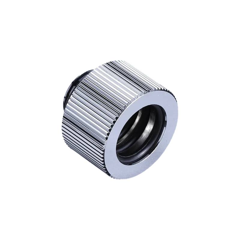 Shyrrik Torque Hard Tube Fitting For OD14mm Pipe / G1/4 Copper Adapter Hand Compression Connector /Black Silver Titanium SK-HD14