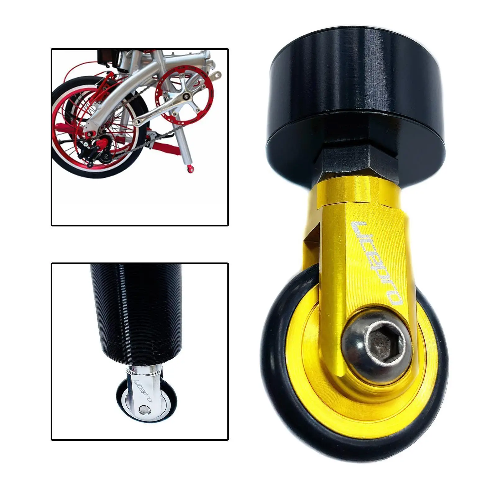 Folding bike Wheel  Roller for 33.9mm Seatpost Fits for