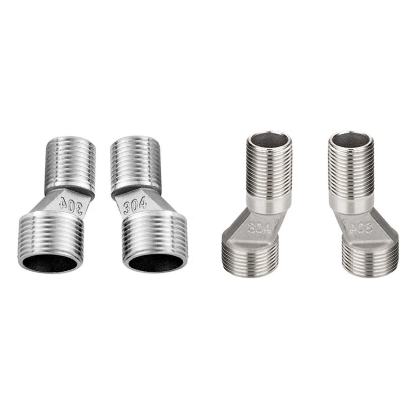 Steel Wall Fitting Extenders Faucet Extension Adapters set Simple Installation Dropship