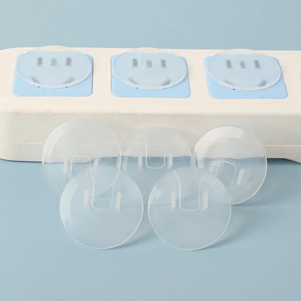 1-20PCS Childproof Outlet Covers – US Standard Baby Safety Plugs, Clear Electrical Socket Protectors for Home & Export