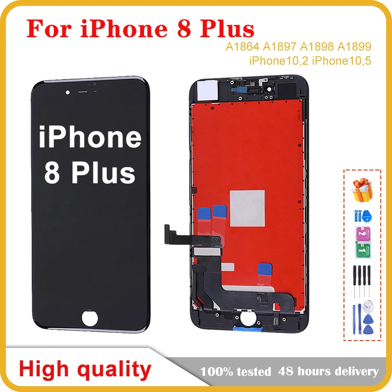 

A+++ Quality For iPhone 8 Plus LCD Screen Diaplay 100% No Dead Pixel Replacement For iPhone 6 6S 7 8 Plus LCD Diaplay