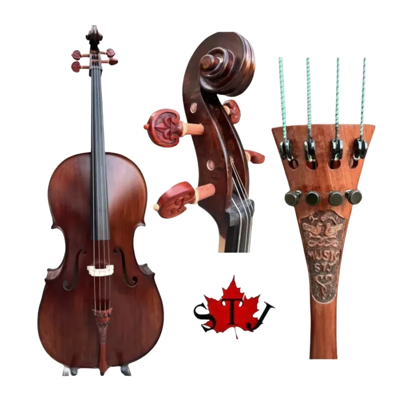 

Copy Stradivari style Song Cello 4/4 Old spruce , 100% Hand-Made with Bag/Bow