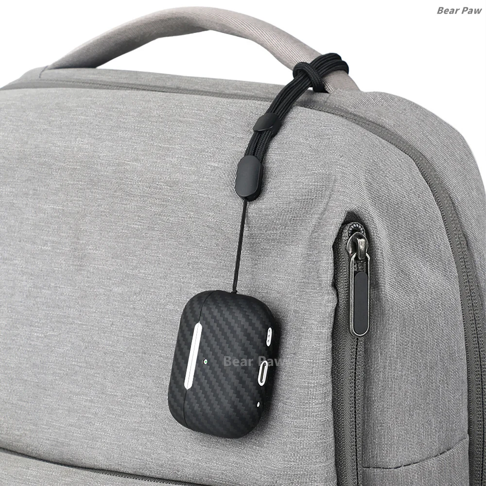 Real Aramid Fiber Case For Airpods Pro 2 3 ultra thin Carbon Fiber Cover for Airpods 4/Airpods pro 3 Carbon Fiber Earphone Cover