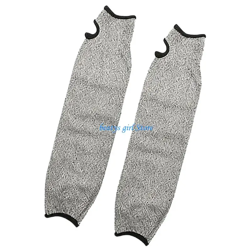 

C7AB Heavy Duty Cut Proof Arm Guards HPPE Fiber Sleeve for Industrial Work Protect