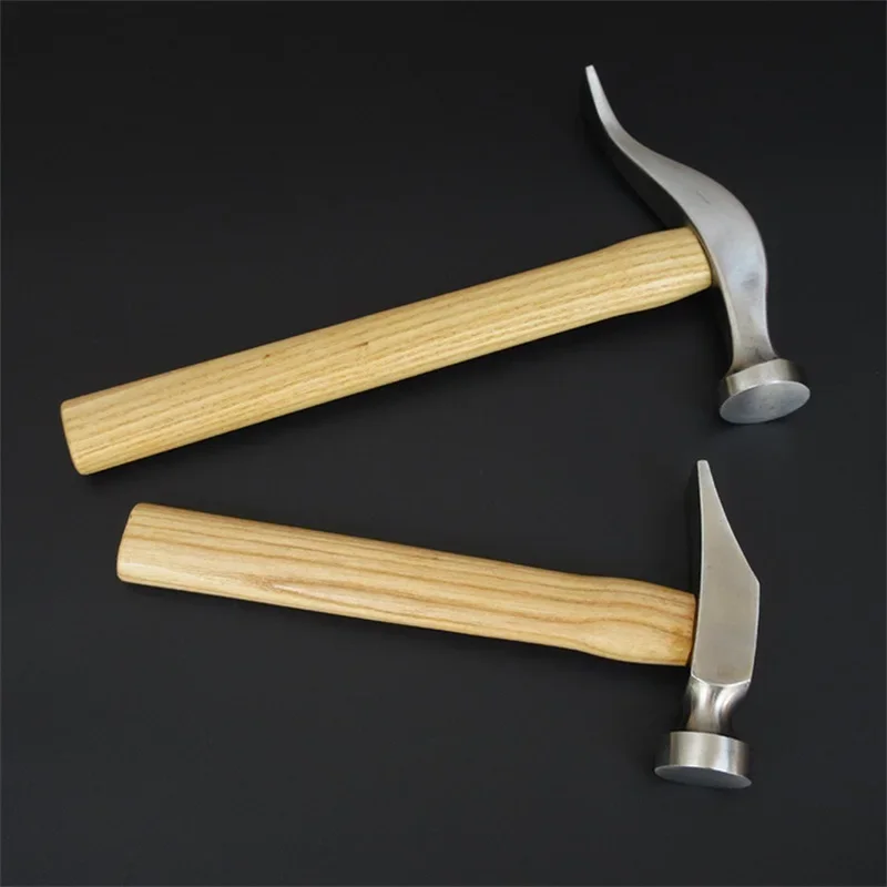 Leather Upper Handmade Hammer With Wooden Handle For Tapping Over Hand Stitches Lacing Mending Shoe Making Repair Tool