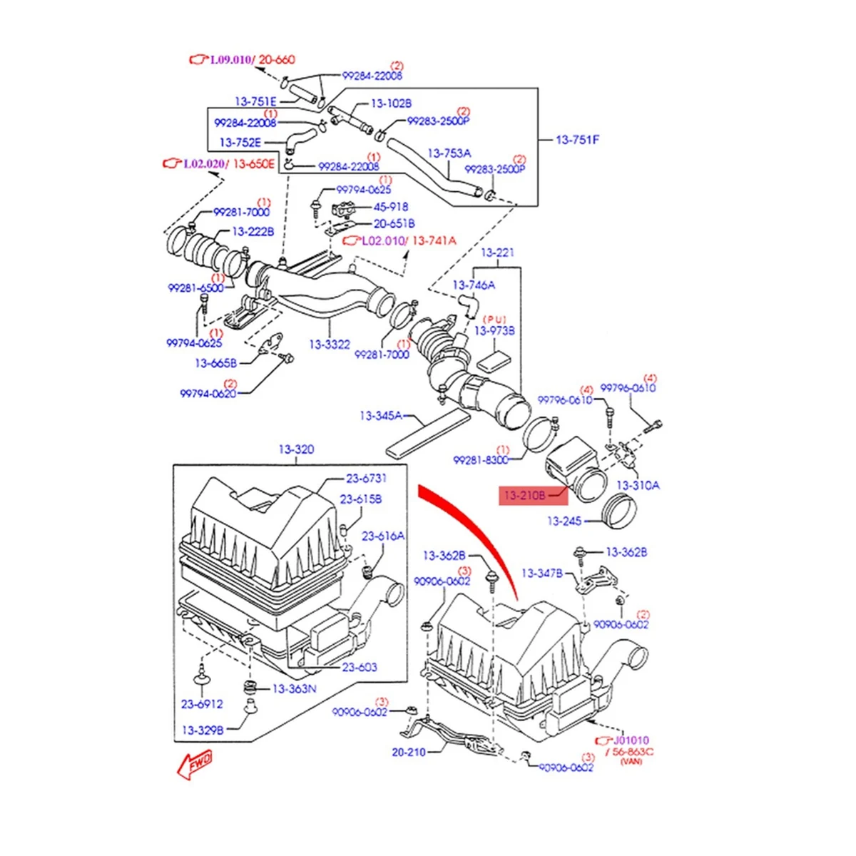 

NEW-AFM Air Flow E5T51072 Mass Maf Sensor For 1998-2007 Ford Courier Econovan Mazda Bravo E2000 B2600 323 MX5 Premacy