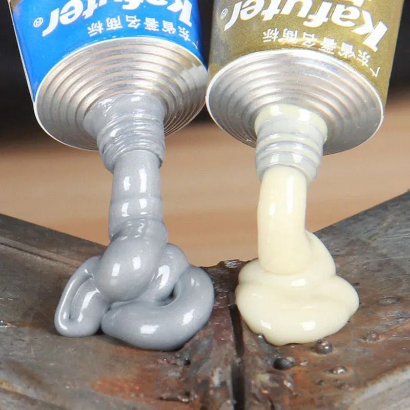 

100g Kafuter A+B Metal Repairing Adhesive Super Glue Iron Steel Auto Radiator Water Tank Special leakage Plugging Welding Glue