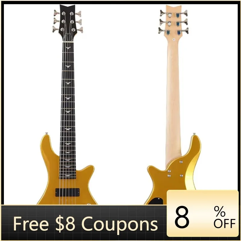

STLF Professional 6-String Children Electric Bass Guitar High-Quality Custom Pickups CE Certified Factory Lightweight Carbon Fib