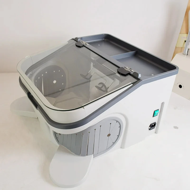 D-ental technician light grinding hine polishing denture cover dust box with vacuum JT-