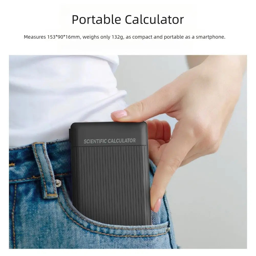 6.5-inch Writing Tablet 82MS Scientific Calculator 82MS 240 Function 2-Line Display Writing Tablet Math Calculator
