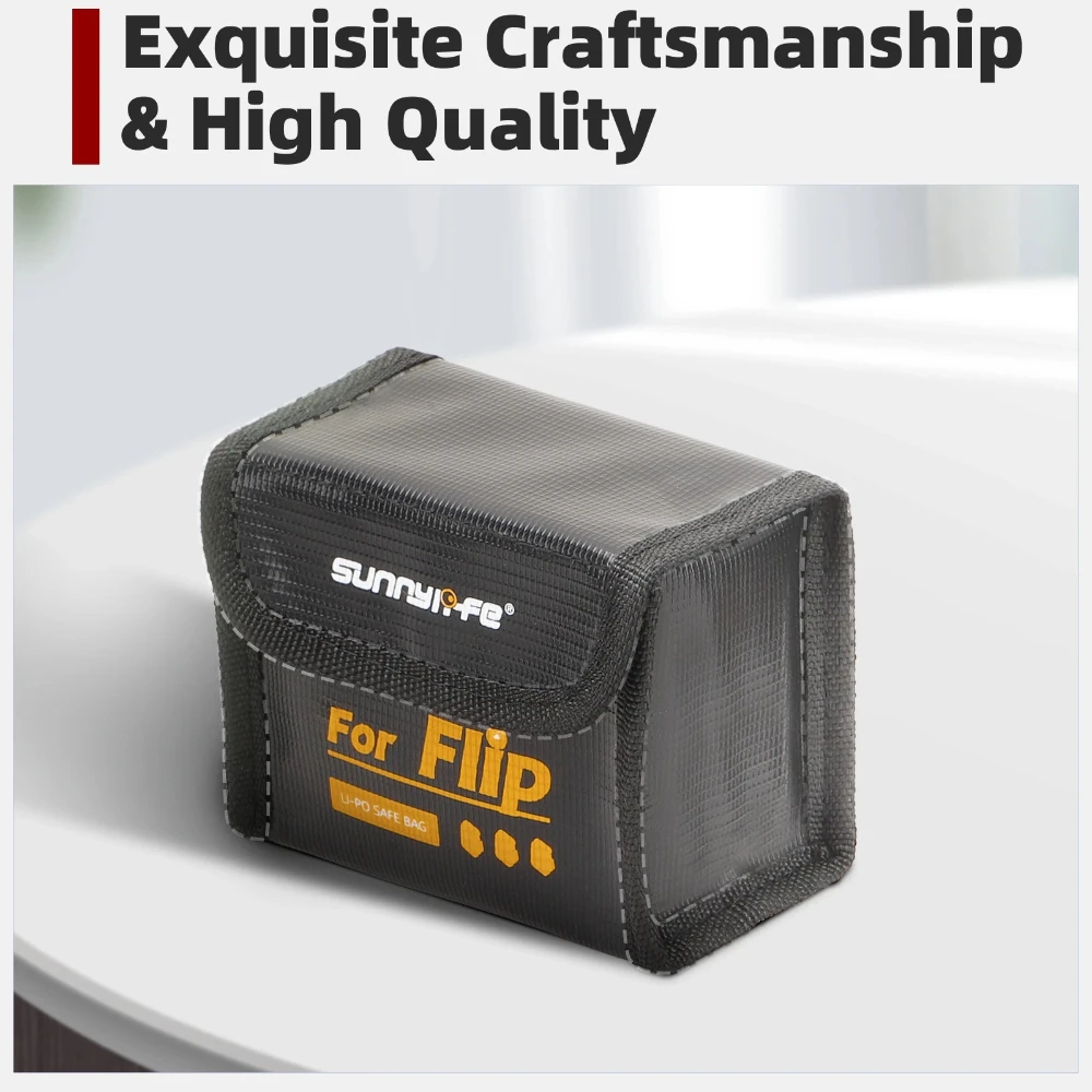 بطارية ليثيوم حقيبة مقاومة للانفجار ل DJI Filp ارتفاع درجة الحرارة السلامة تخزين حقيبة واقية ل DJI الوجه ملحقات طائرة بدون طيار