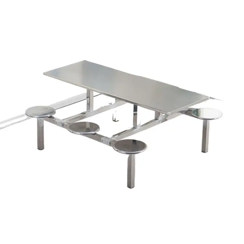 

Canteen one-piece, supermarket entrance, stainless steel canteen, dining table and chairs