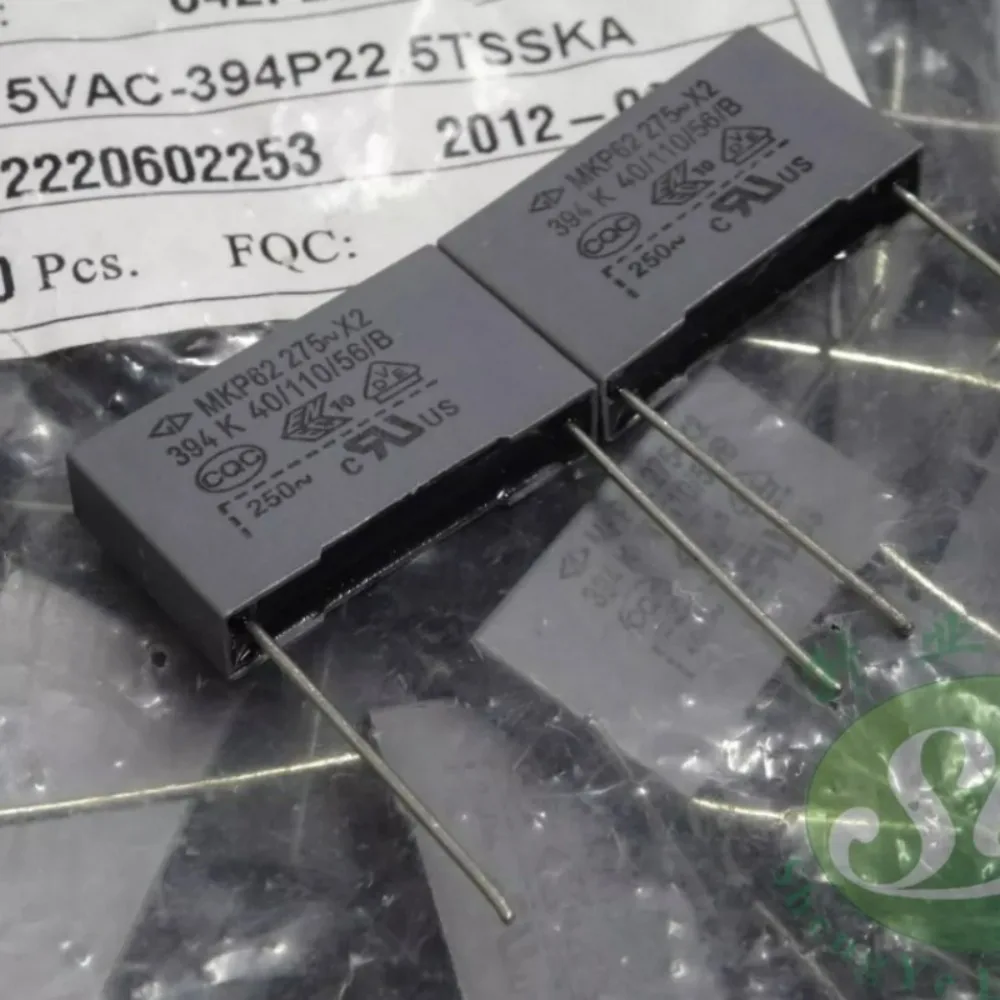 10pcs/lot Fara MKP62 0.39uf 275VAC 390nF u39 394 Brand New 22mm Film Capacitor C42P2394K9SC000