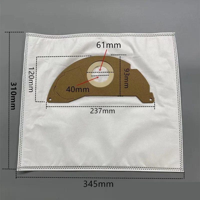 Cloth Dust Bag For Karcher WD2250 S2500 A2004 A2054 A2 MV2 Robot Vacuum Cleaner Replacement Dusting Karcher WD2250 S2500 Garbage