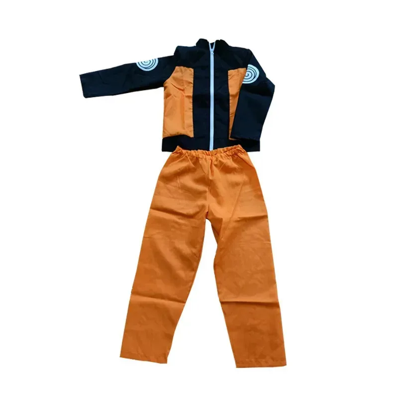 

a7d@Bear's Den Children Adult Anime Ninja Cosplay Costume Performance Clothes Boys Men Uzumaki Uniform Kids Halloween Cost New 2