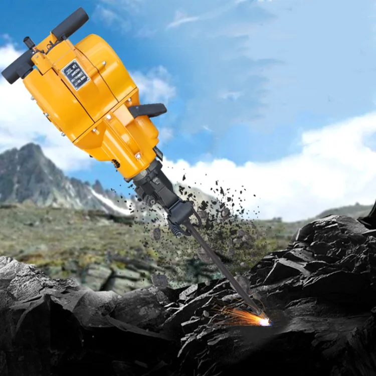 آلة حفر الصخور المحمولة YN27C مطرقة الكسارة آلة حفر الصخور الاحتراق الداخلي #4