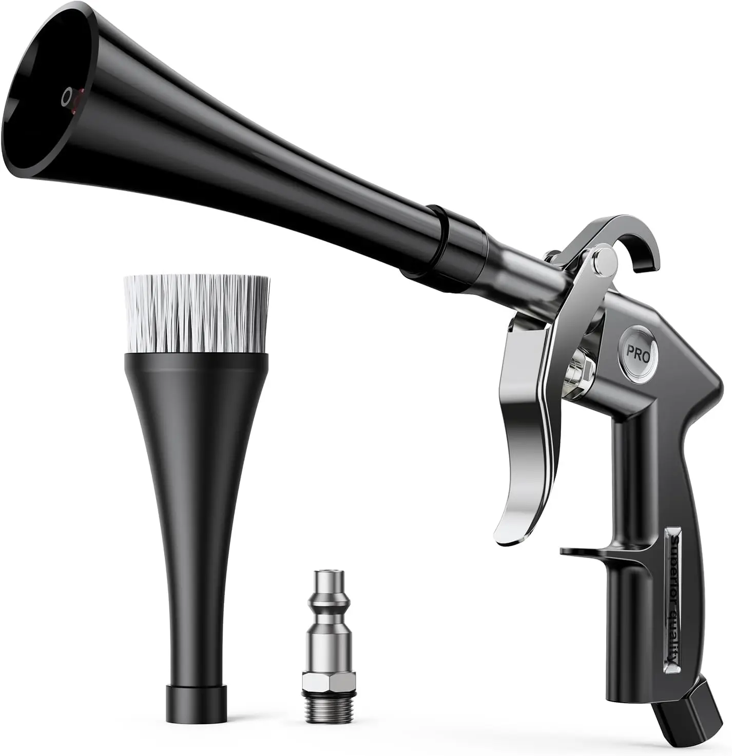 

Пистолет для мойки автомобилей под высоким давлением - инструмент для детальной очистки салона и экстерьера с функцией 360° ° Насадка для быстрого удаления пыли