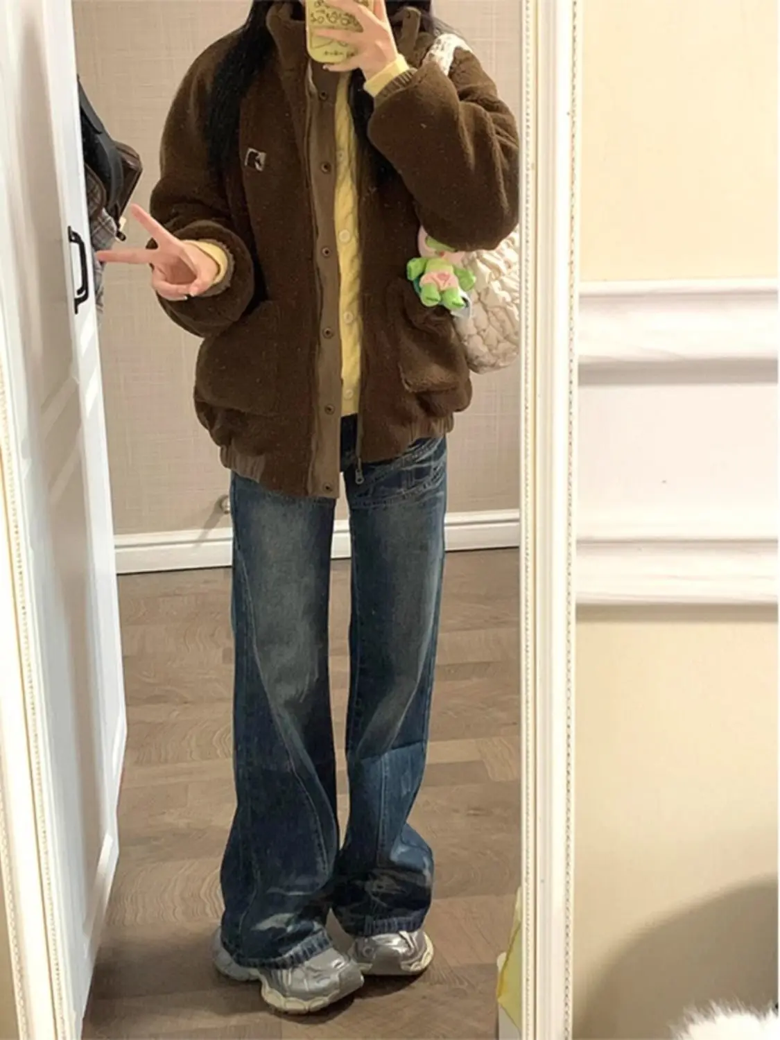 

Jeans Lifts Buttocks Youthful Woman Clothes Office Work Business Formal Female Denim Fashion Comfortable Elegant Chic Basic