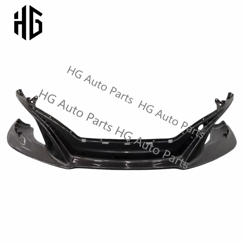 For 650s Carbon Fiber Front Bumper Lip OEM Style Car Lips Spoiler For Mclaren MP4-12C 650s Body Kit