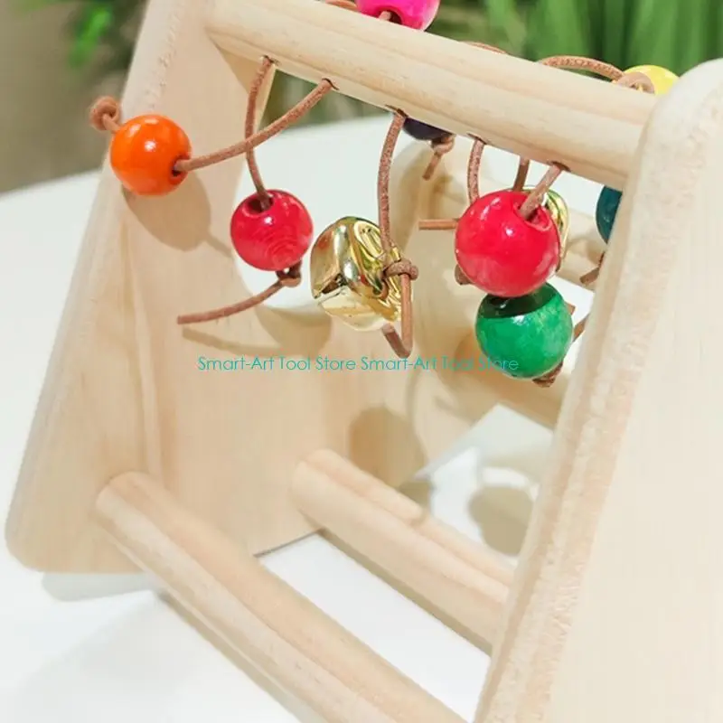 E1PB Hummingbird Parrots Perch Rocking Toy For Small Birds Secure Installation Indoor Outdoor