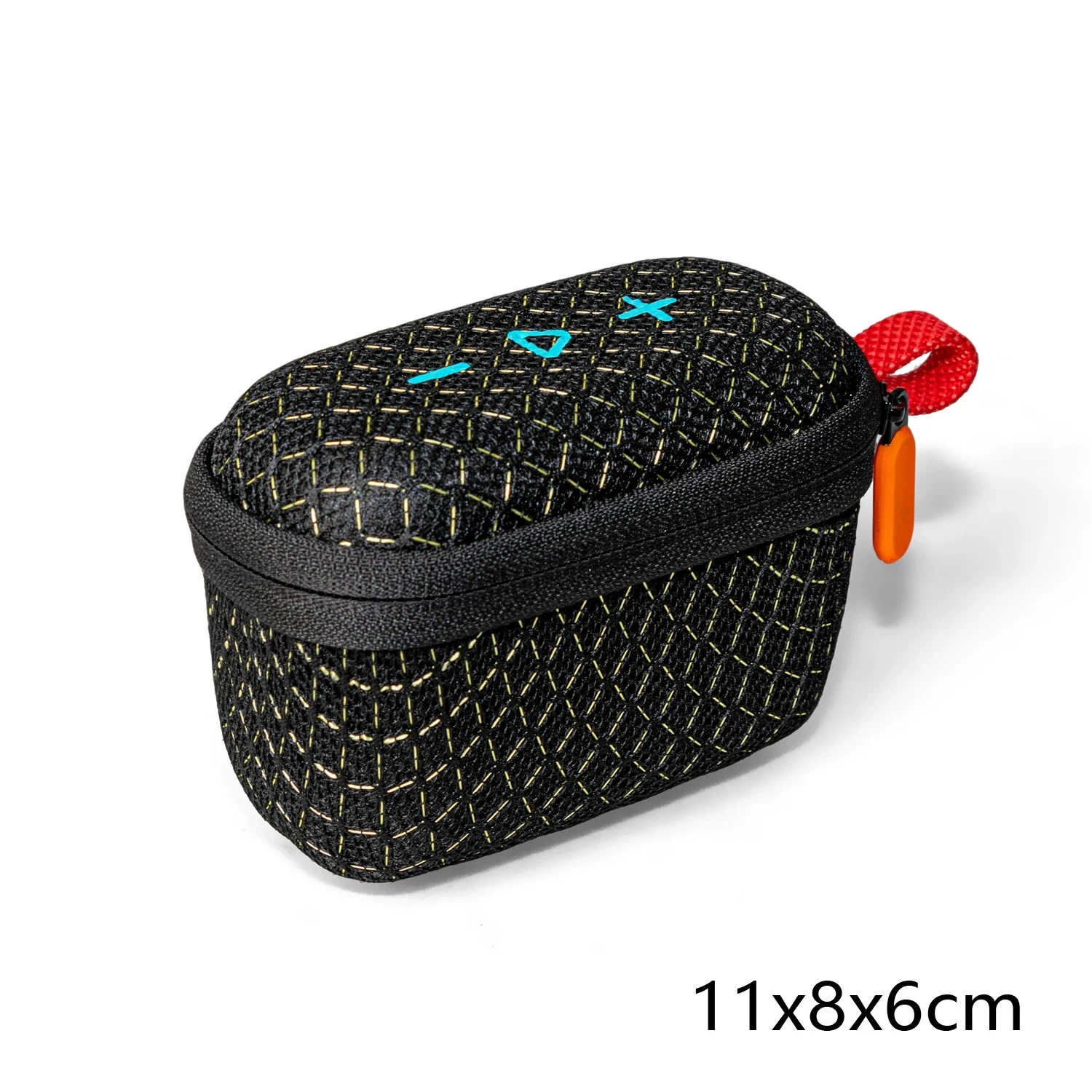 Speaker Storage Case for JBL GO 5 Bluetooth-compatible Sound Permissive Mesh Hard Shell Portable Pouch with Metal Carabiner