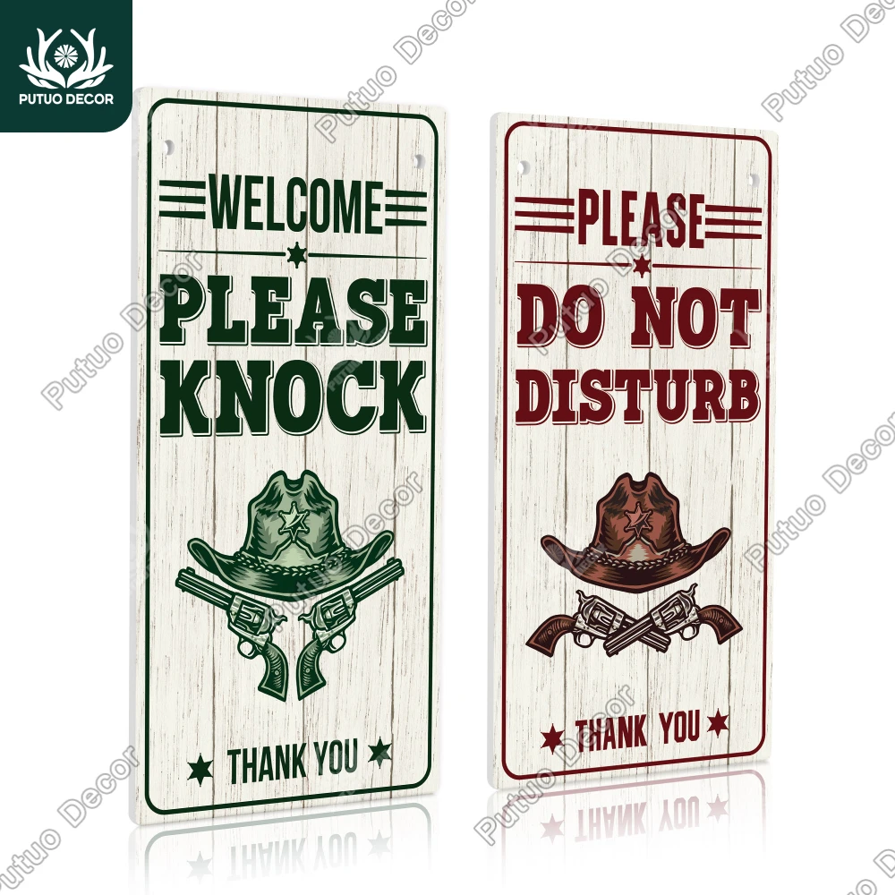 Декор Putuo, 1 шт., двусторонняя вывеска из ПВХ, добро пожаловать, пожалуйста, удачи, не беспокойтесь, спасибо, студия, конференц-зал, налет в подарок