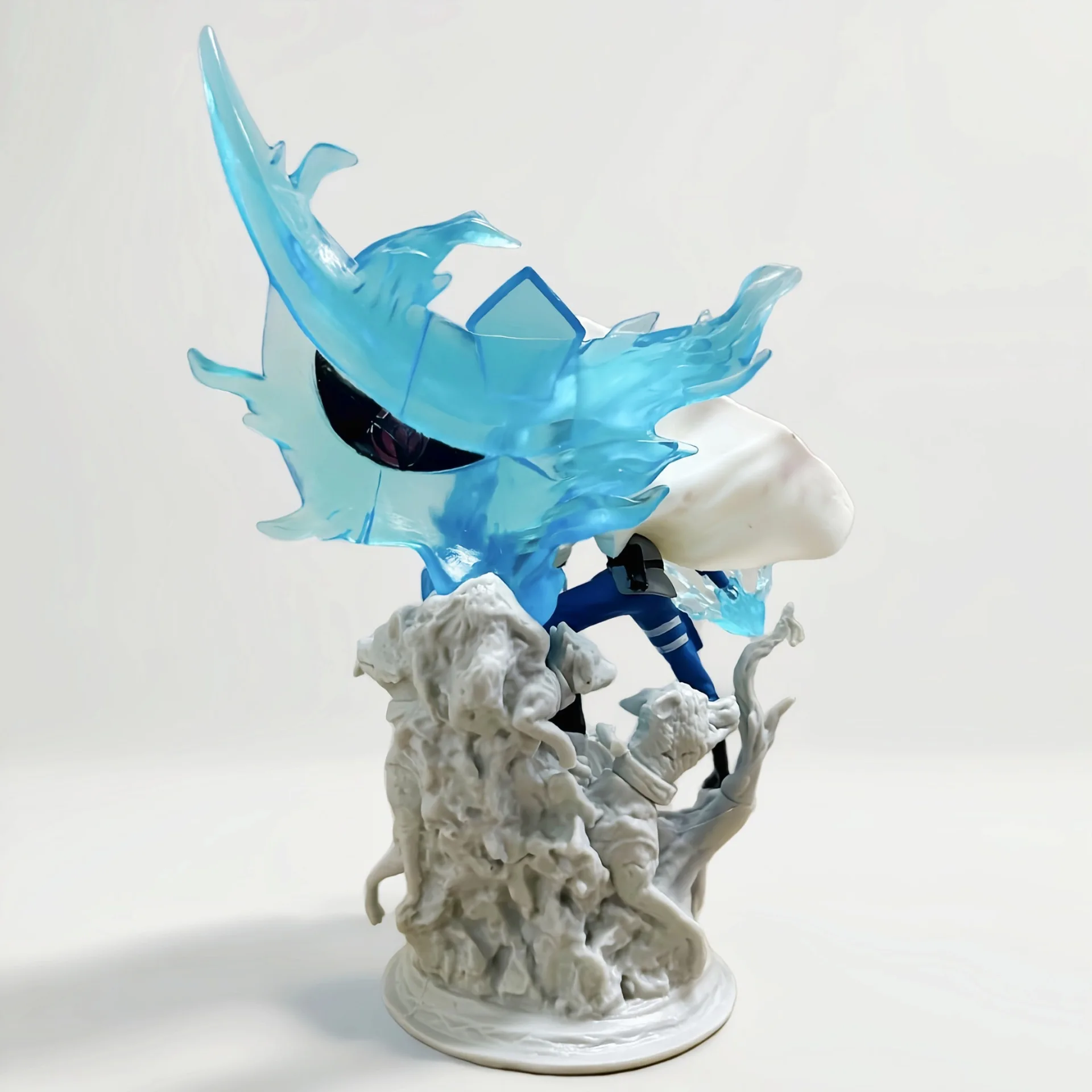 25CM NARUTO -ナルト- はたけカカシ 簡易版 アニメ ハンドメイド アクションフィギュア デスクトップケース装飾 オーナメント ギフト