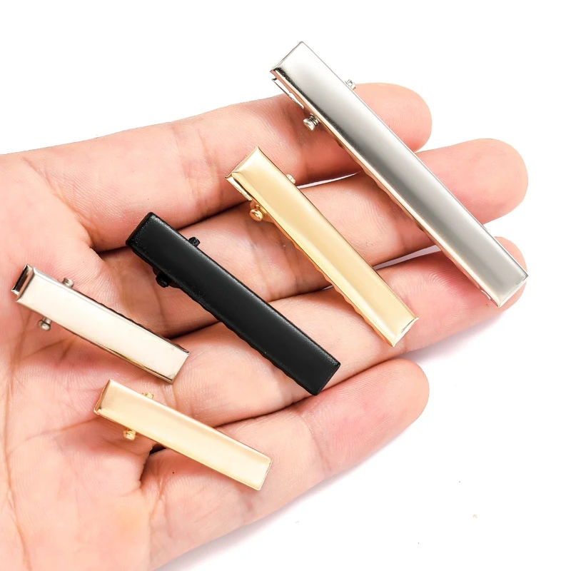 20-50 Stück Metall-Haarklammern mit Einzelzinken, flache Entenschnabelklammern mit Zähnen für DIY-Bastelarbeiten, Kopfbedeckungen und Haaraccessoires – Detail 5