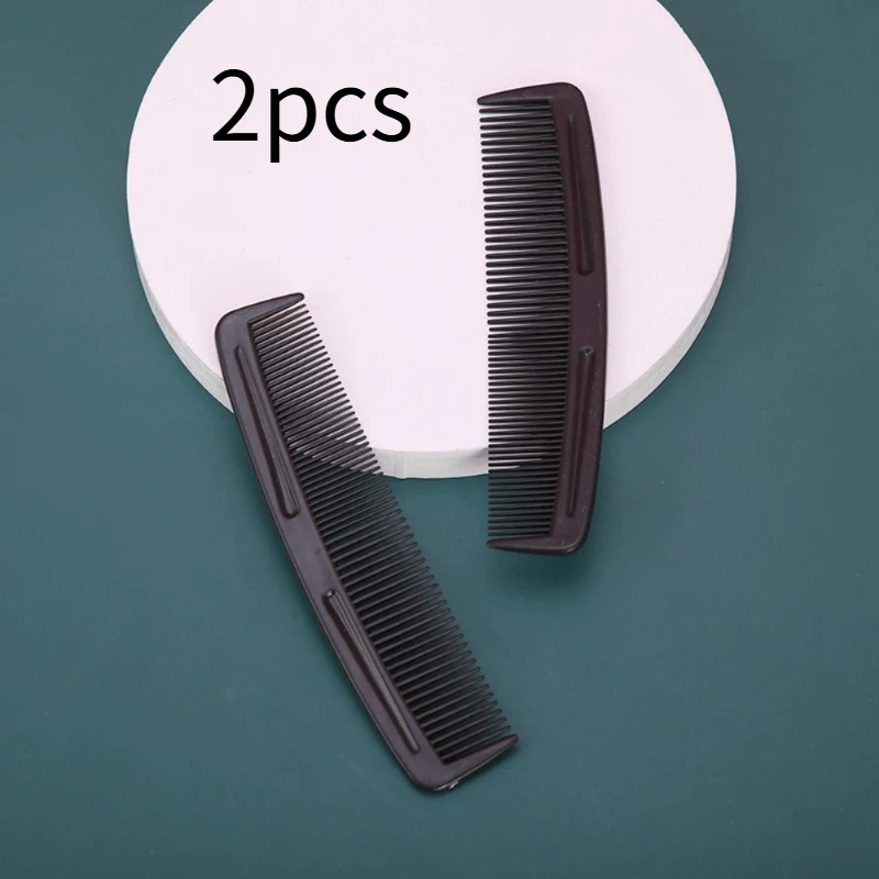 2 piezas para el cabello, la barba, el bigote y las patillas de los hombres, peine de bolsillo para barba y bigote