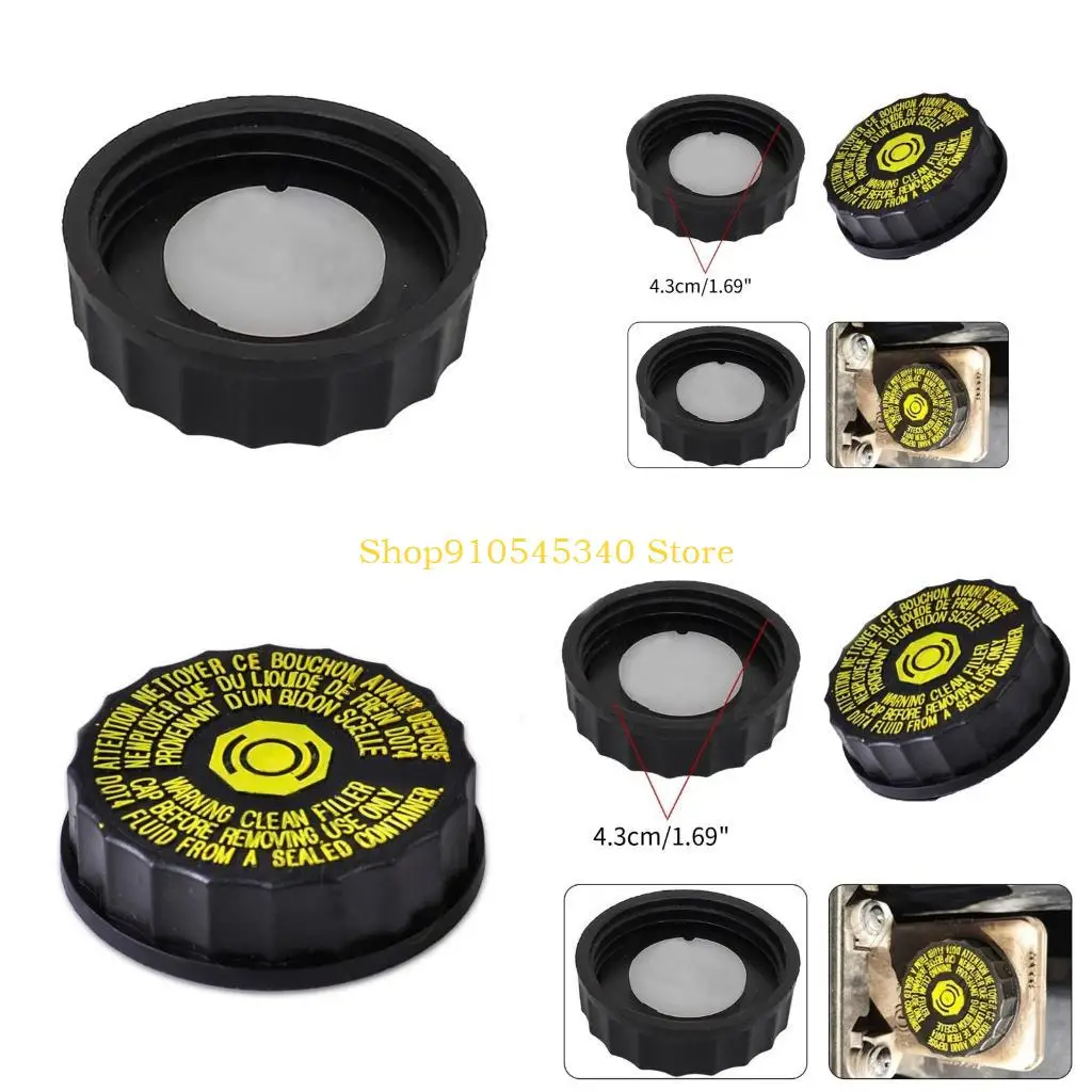 

U2JA Replacement Accessories Car Brake Fluid Reservoir Bottle Tank Caps Cover 161332888 for 308 408 508 2008 3008